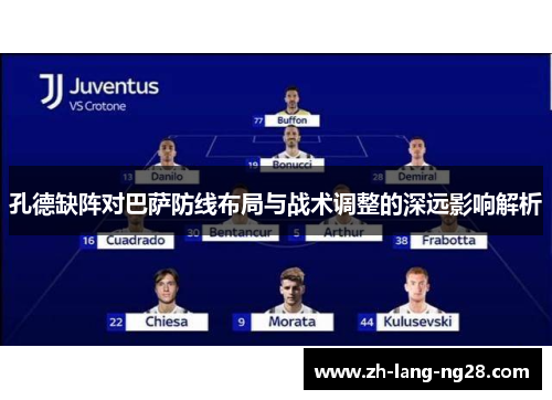 孔德缺阵对巴萨防线布局与战术调整的深远影响解析